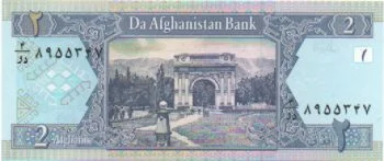 4312 - Afeganistão 2 Afghanis - P.65.a - FE
