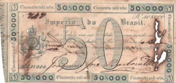 1010 - 50000 Réis Troco do Cobre - Ceará - 1 Assinatura - R.006.b - MBC/S