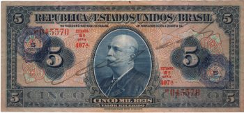 1205 - 5 Cruzeiros Aproveitado - C.002 - MBC