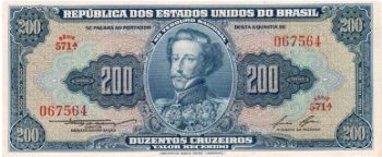 1280 - 200 Cruzeiros Est.1a. - Almiro/Lopes - C.040 - FE