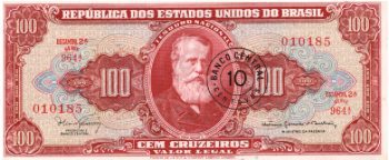 1437 - 10 Centavos Denio/Bulhões (ministro) - C.118 - FE