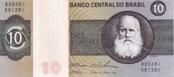 1525 - 10 Cruzeiros Simonsen/Lira (B) - C.139 - FE