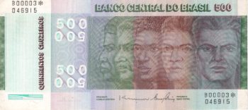 1602 - 500 Cruzeiros Rischbieter/Galveas c/* - C.151a - S/FE