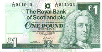 5762 - Escócia (Royal Bank of Scotland)	1 Libra - P.351.e - FE