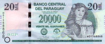 5603 - Paraguai 20000 Guaranies - P.238.c - FE