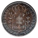 3126 - 960 réis 1816 B-Var.11B - P.401.a - MBC/S