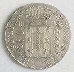 3187 - 960 réis 1818 R-Var.38D (Rara) - P.428.a - MBC