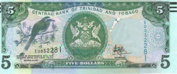 6220 - Trinidad & Tobago 5 Dolares - P.47.c - FE