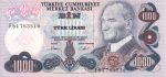6013 - Turquia (Ataturk) 1000	Liras - P.191 - FE