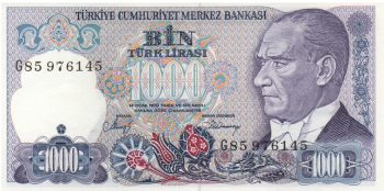 6246 - Turquia (Ataturk)	1000 Liras - P.196 - FE