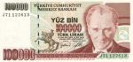 6248 - Turquia (Ataturk) 100000 Liras - P.206 - FE