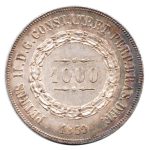 2922 - 1000 Réis 1859 data emendada - P.607 - S/FC