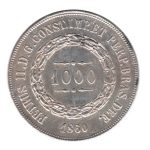 2929 - 1000 Réis 1860 - P.608.a - S/FC