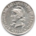 2989 - 2000 Réis 1906 "O" de ordem aberto - P.695.c - MBC/S