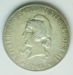 2997 - 2000 Réis 1908 - P.697 - MBC/S