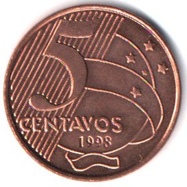 4031 - 5 Centavos 1998 - V.464 - FC