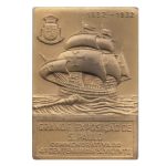 8853 - 4o. Centenário de São Vicente - Grande Exposição de São Paulo - Bronze Dourado - 1932A20BD - S