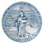 8929 - Sociedade Numismática Brasileira - IV Centenário da Fundação de São Paulo - Prata - 1954A01P - S