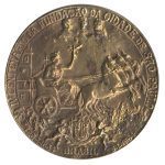 8936 - IV Centenário de São Paulo * Homenagem do Inst. Histórico e Geográfico Brasileiro (Girardet) - Bronze - 1954A17B - S