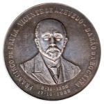 8958 - Centenário do nascimento do Barão de Bocaina - Prata 900 (cc) - 1956A13P - S