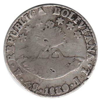 6616 - Bolivia 4 Soles 1830 - JL- Potosi - Km.96a.1 - BC