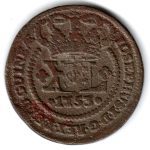 3307 - XL	Réis	1753 - data entre florões c/escudete - C.112.a - MBC