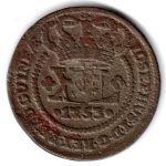 3309 - XL	Réis	1760 - data entre florões c/escudete - C.113.a - MBC