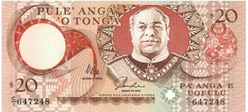 6199 - Tonga 20 Pa`anga - P.35.a - FE