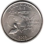 8527 - Lousiania 2002 P - USQ18P - FC