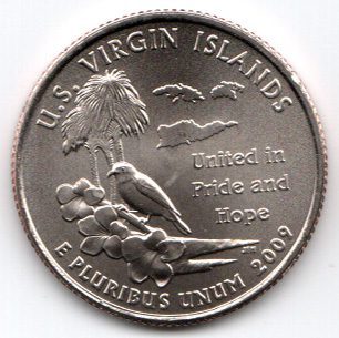 8569 - Ilhas Virgens - 2009 P - USQ55P - FC