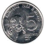 3940 - 5 Centavos 1977 - FAO - V.335 - FC
