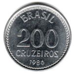 3966 - 200 Cruzeiros 1986 - V.377 - FC