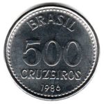 3968 - 500 Cruzeiros 1986 - V.379 - FC