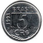 3994 - 5 Cruzeiros Reais 1993 - V.430 - FC