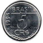 3995 - 5 Cruzeiros Reais 1994 - V.431 - FC