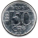 3998 - 50 Cruzeiros Reais 1993 - V.434 - FC