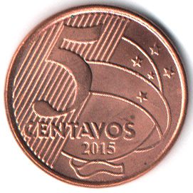 4058 - 5 Centavos 2015 - V.481 - FC