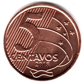 4061 - 5 Centavos 2018 - V.484 - FC