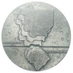 9078 - Divisão do Estado de Mato Grosso em Mato Grosso e Mato Grosso do Sul (Lohmann) - Prata 999 (cc) - 1977A28P - S