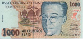 2149 - 1000 Cruzeiros Reais Cardoso/Malan - 1a.série - C.238 - FE