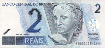 2154 - 2 Reais Malan/Fraga (2a.chanc.) AA  - 1a.série - C.255 - FE