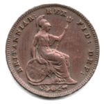 7402 - Grã Bretanha 1/3 Farthing 1835 - KM.721 - S