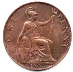 7411 - Grã Bretanha 1 Penny 1904 - Km.794.2 - S