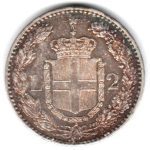 6894 - Itália 2 Liras 1887R - Km.23 - FC