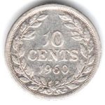 6912 - Libéria 10 Cents 1960 - Km.15 - MBC/S