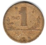 3826 - 1 Cruzeiro 1945 - c/sigla - V.227 - MBC/S