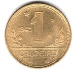 3827 - 1 Cruzeiro 1945 - s/sigla - V.227.c - FC