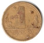 3830 - 1 Cruzeiro 1946 - reverso horizontal - V.228.b - MBC