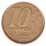 4075 - 10 Centavos 2001 - Reverso invertido	V.494.a (17a.) - MBC/S