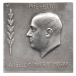 8899 - Homenagem dos Artistas ao Prefeito Angelo de Moraes - Prata - 1949A10P - S